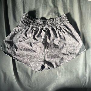 Gray Lululemon athletic shorts. Worn size 2